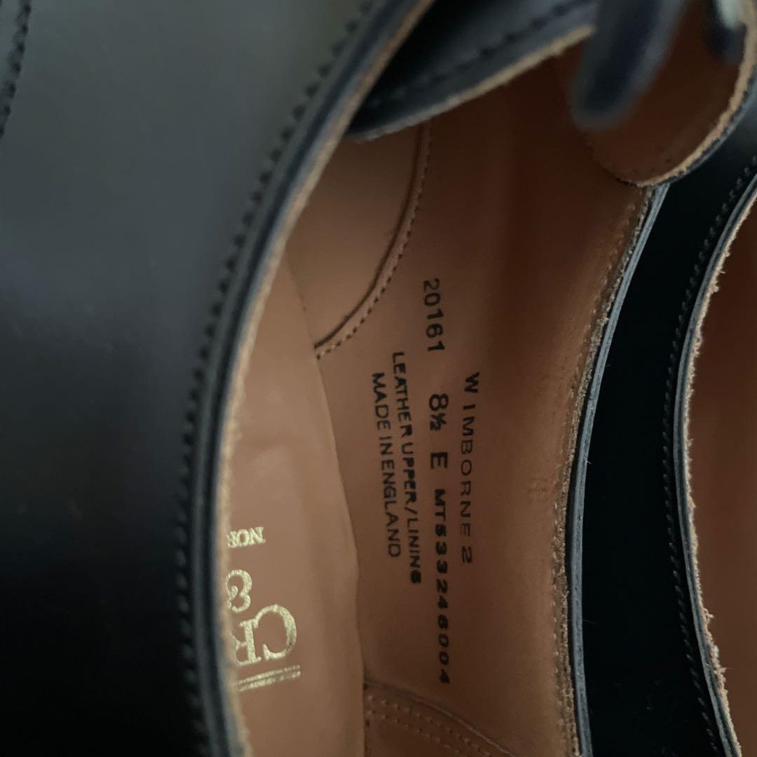 使用1回のみ　クロケットアンドジョーンズ　革靴　ドレスシューズ　8.5E