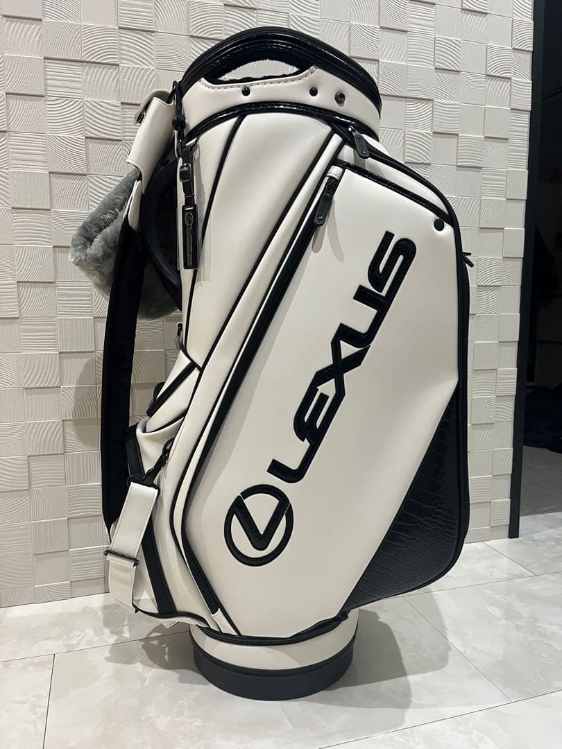 Lexus レクサス　ゴルフバッグ・キャディバッグ ホワイト
