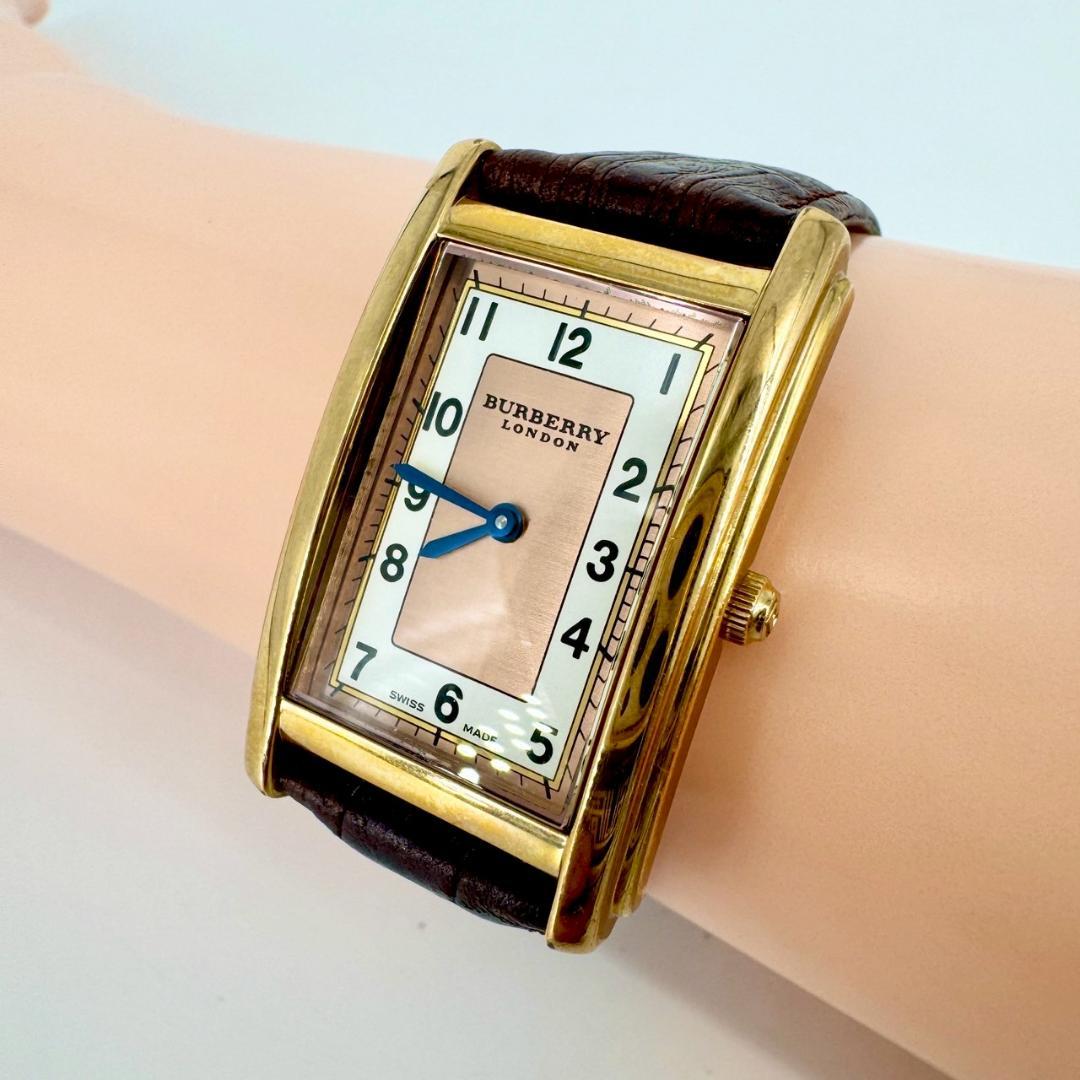 【新品電池】 BURBERRY バーバリー メンズ腕時計 ゴールド 12100G