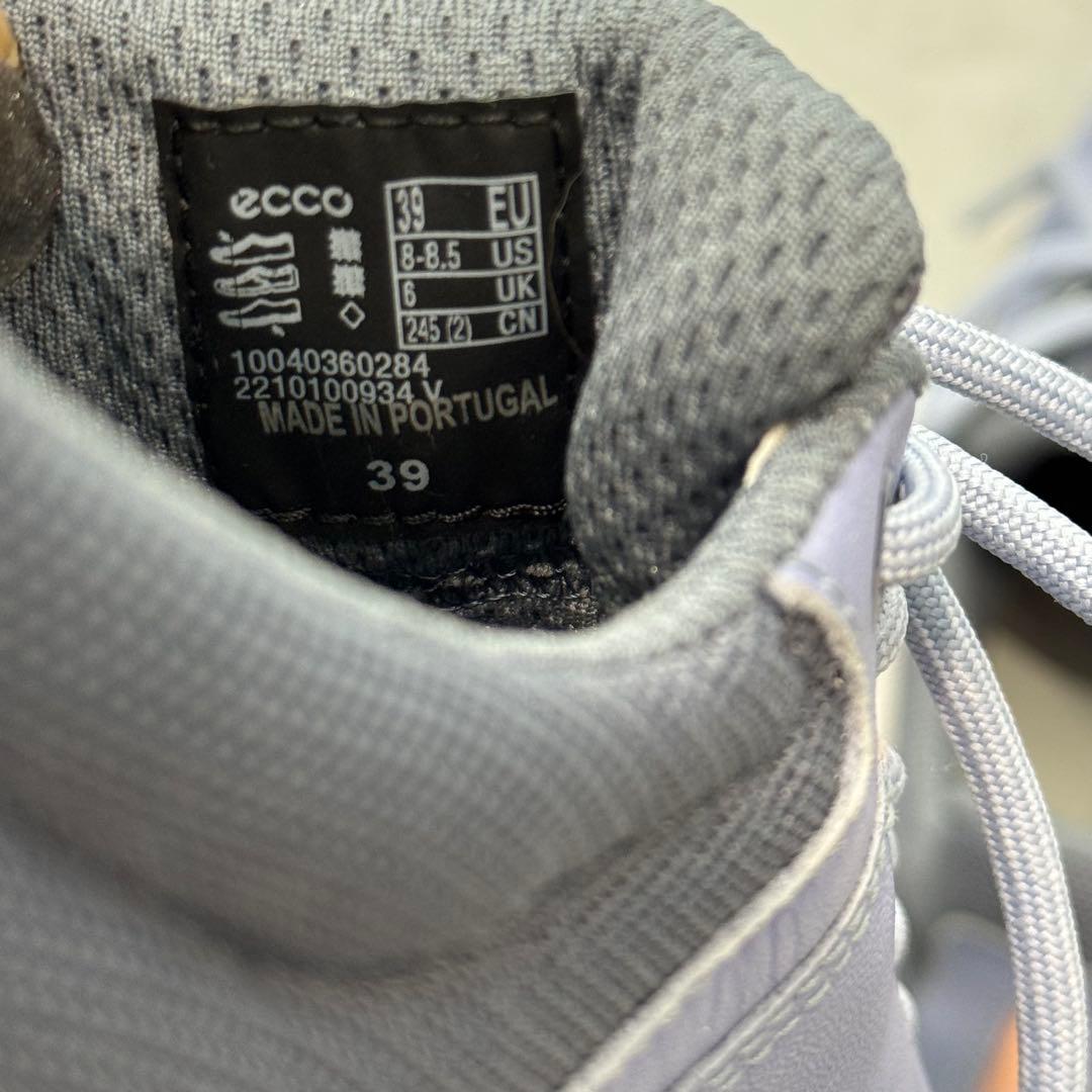 【新品】ECCO GOLF ラベンダー ゴルフシューズ スパイク 24.5cm