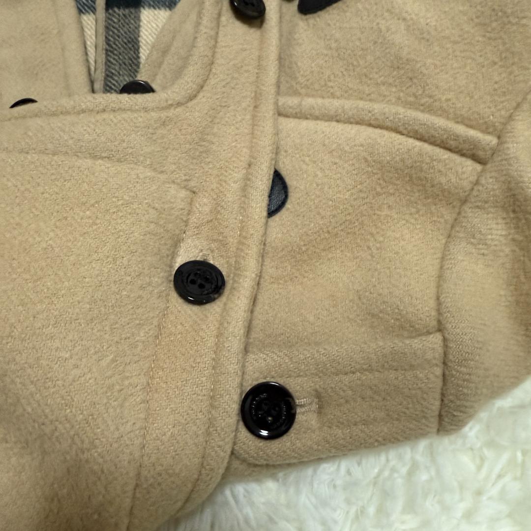 Burberry ベージュ ノバチェック ダッフルコート 104cm