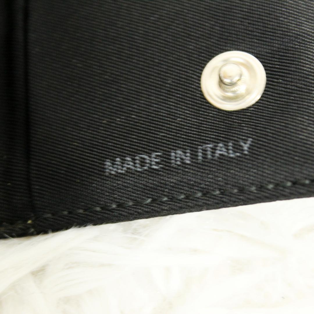 美品 PRADA プラダ 6連キーケース 三角ロゴ テスート ナイロン ブラック