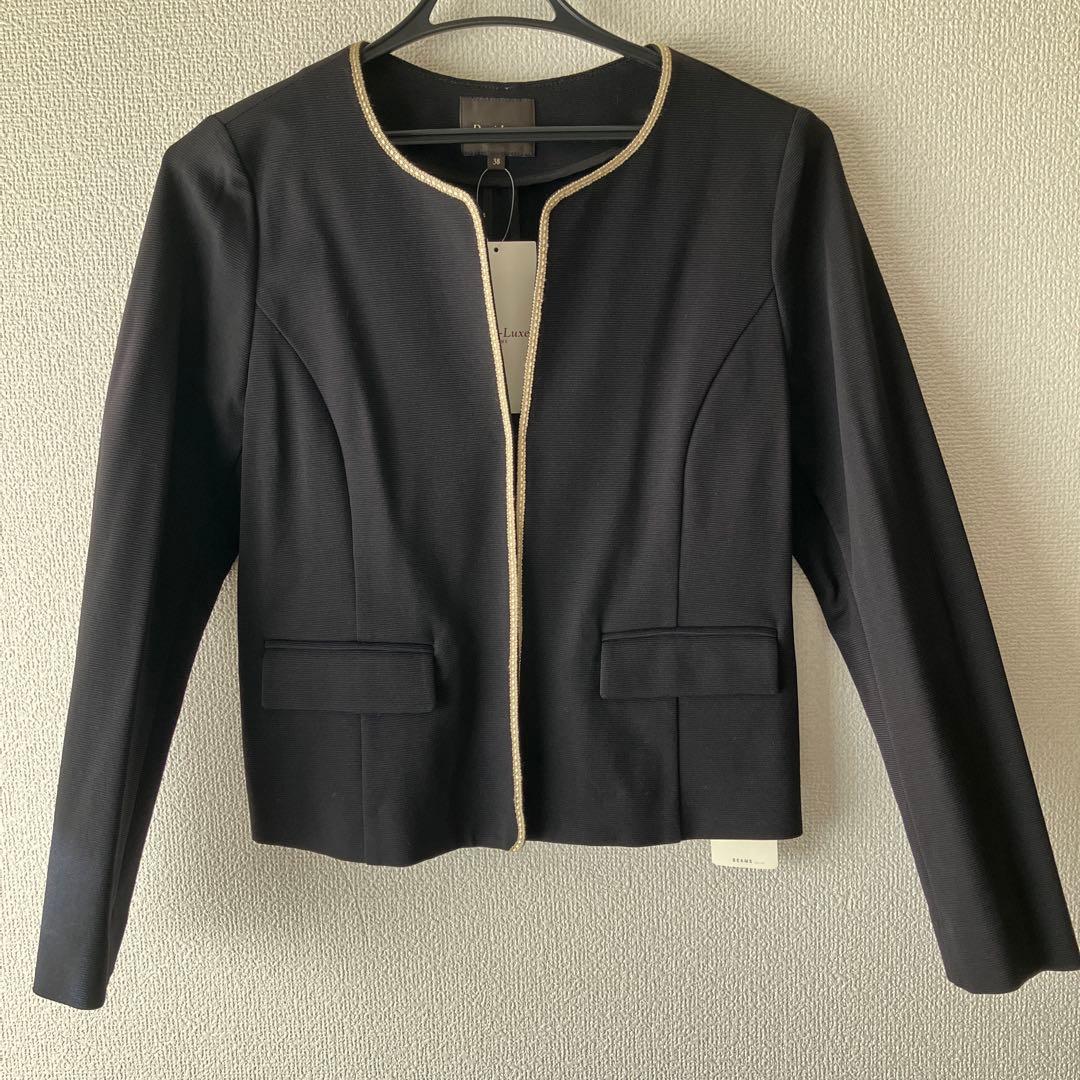 未使用 デミルクス ビームス ノーカラージャケット