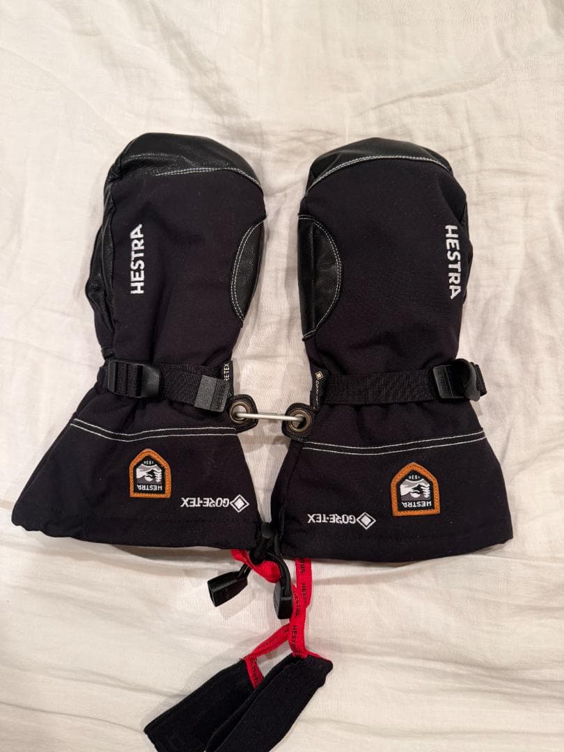 スキー HESTRA LEATHER GORE-TEX MITT 7 BLK