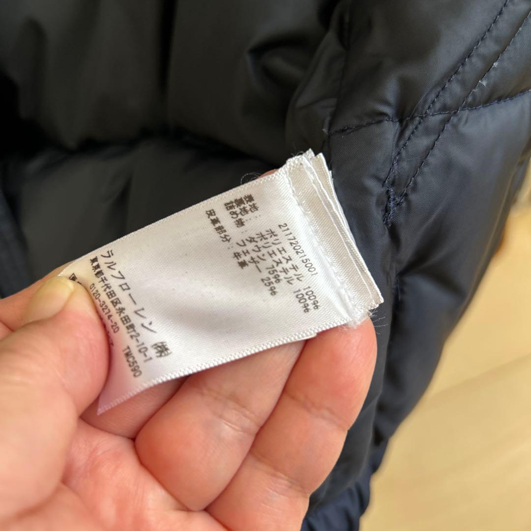 ひめママPolo Ralph Lauren ネイビー ダウンベスト 2枚