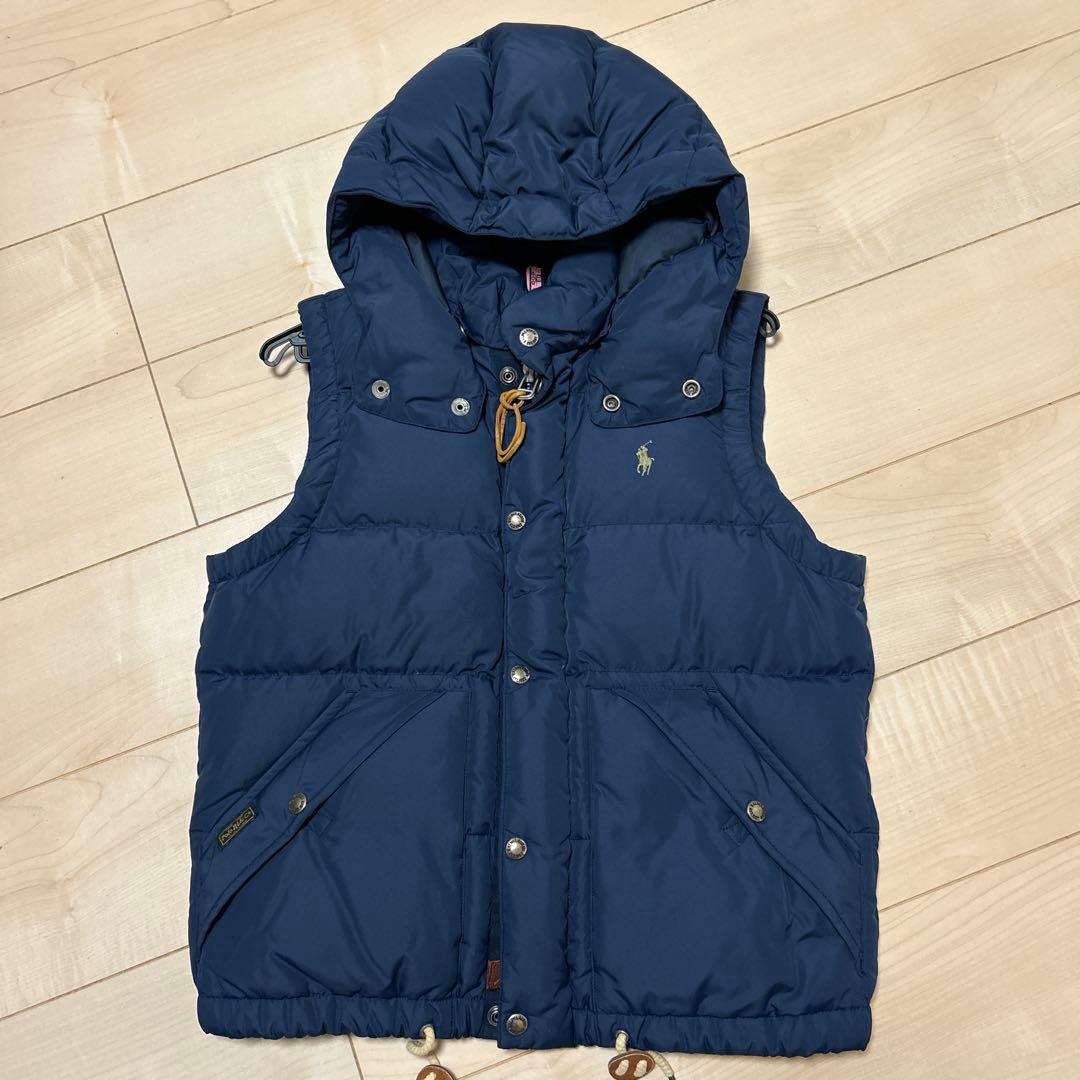 ひめママPolo Ralph Lauren ネイビー ダウンベスト 2枚