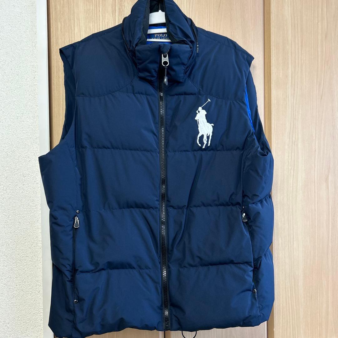 ひめママPolo Ralph Lauren ネイビー ダウンベスト 2枚
