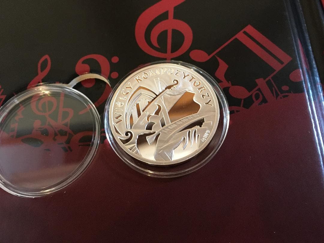 本 CHOPIN ショパン 銀メダル シルバー 925 CD ポーランド造幣局