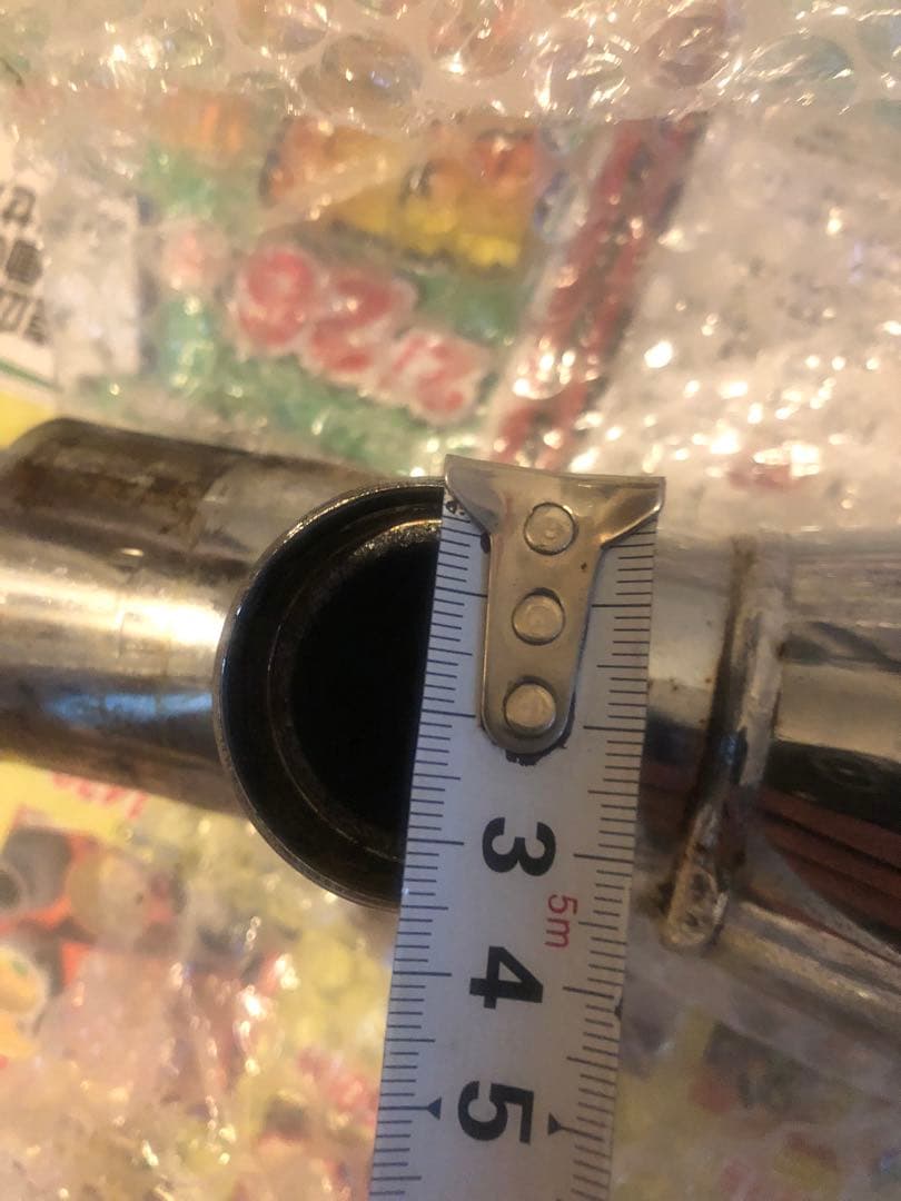 【たっち】スポーツスター　スリップオンマフラー(消音バッフル付き)