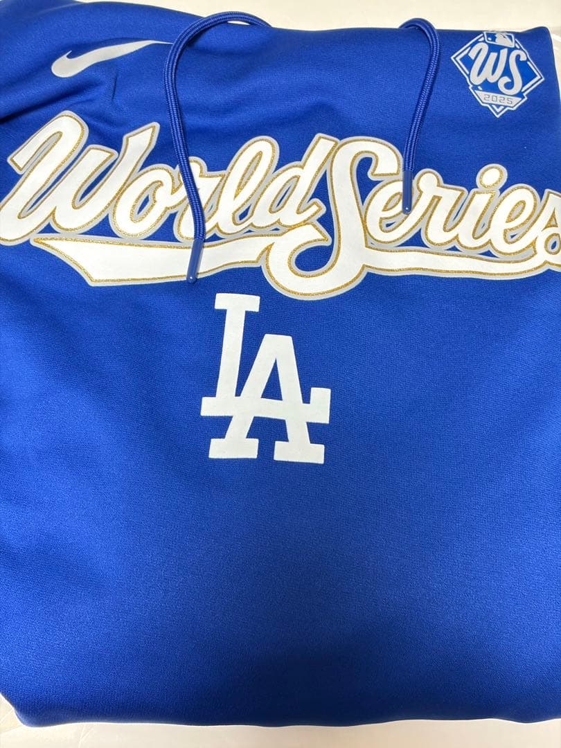 100%正規品メンズXLドジャース大谷翔平選手着用2025ワールドシリーズ山本