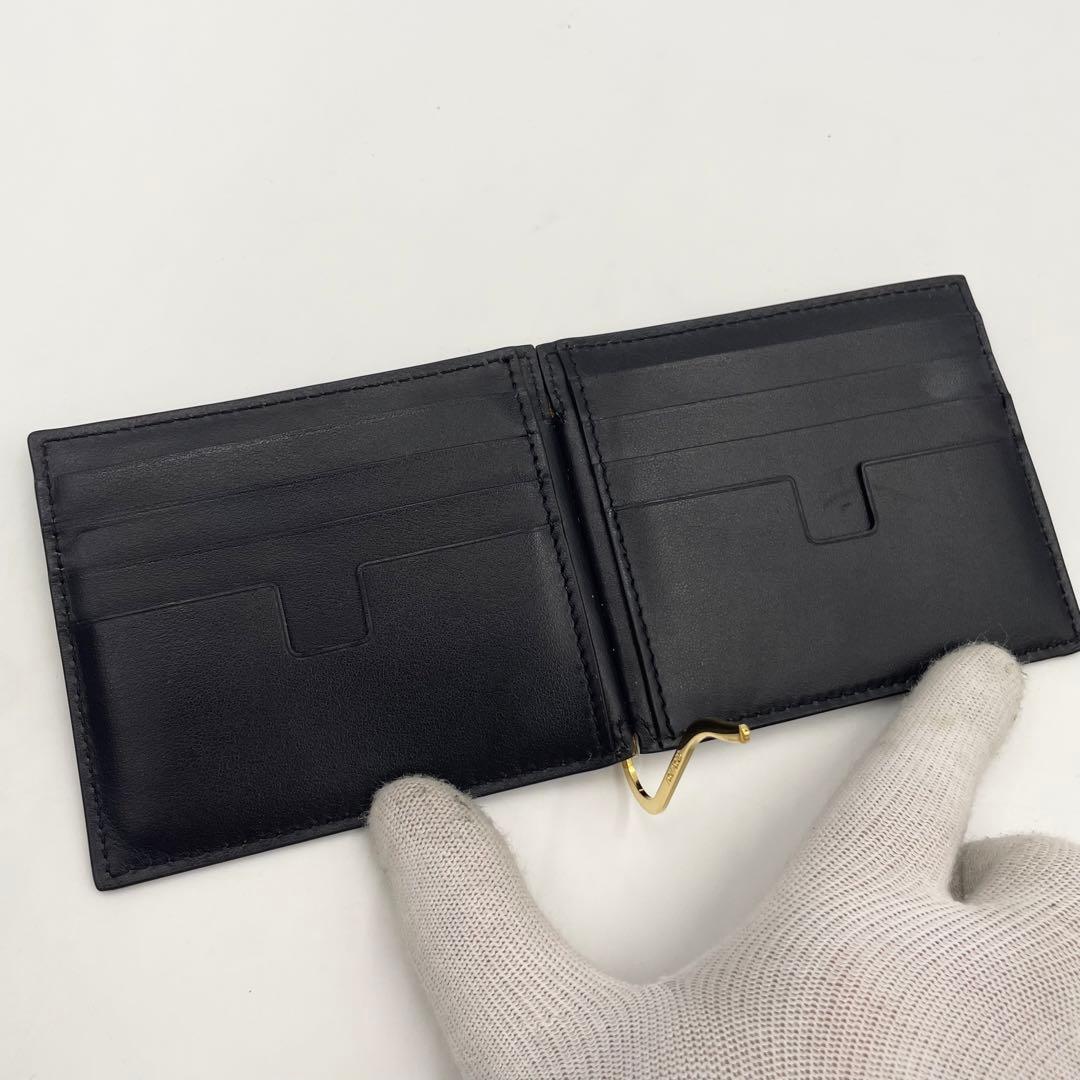 よ*ー様 極上•未使用級✨TOM FORD マネークリップ 折り財布クロコダイル