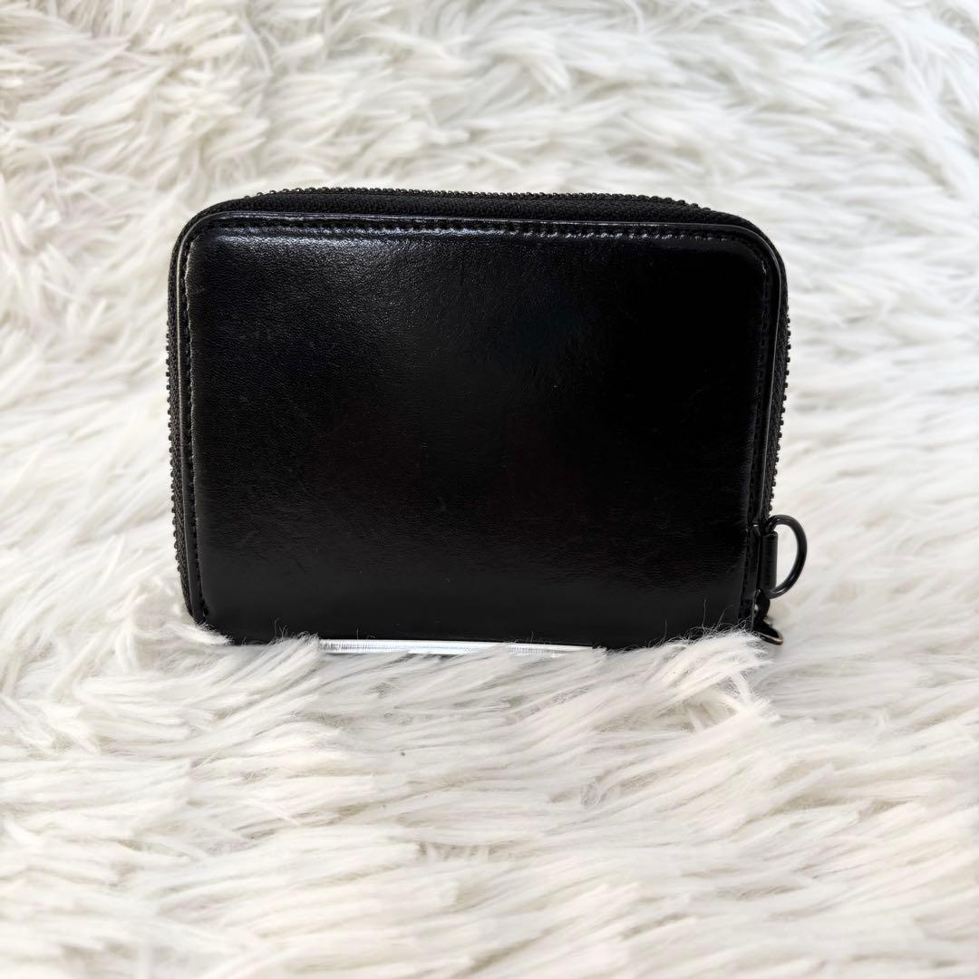 HYSTERIC GLAMOUR 折財布　ラウンドファスナー　スタッズ　黒　箱付