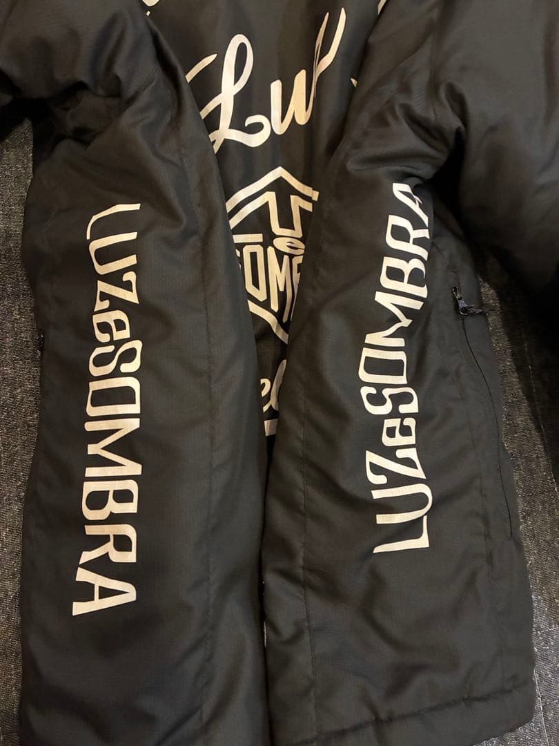 Luz e Sombra ルースインソブラ　中綿コート　ブラック　裏地フリース