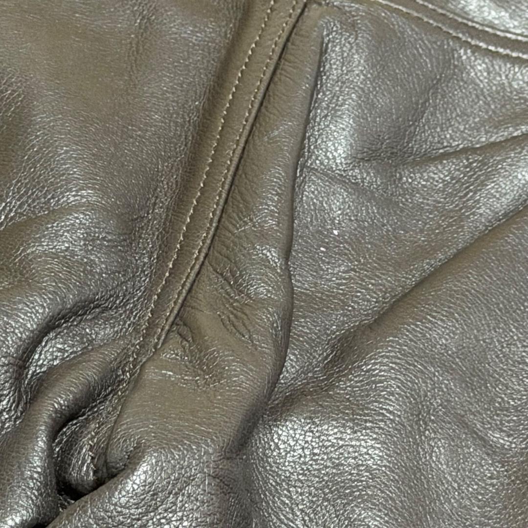 希少✨鹿革 ラルフローレン 11 L ディアスキン レザーパンツ ブラウン