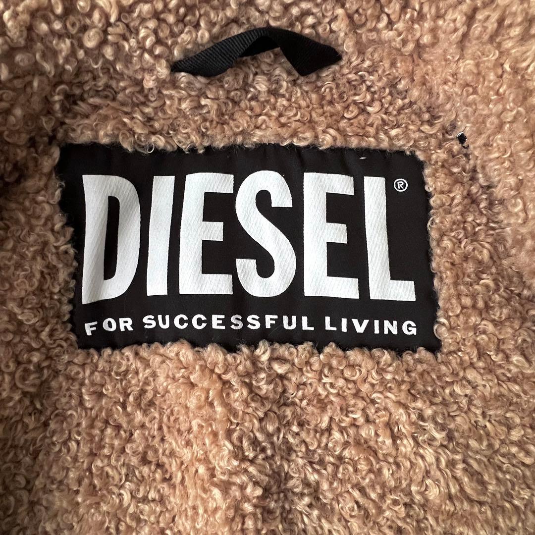 【美品】DIESEL 2wayキルティング切替デニムジャケットボア ユニセックス