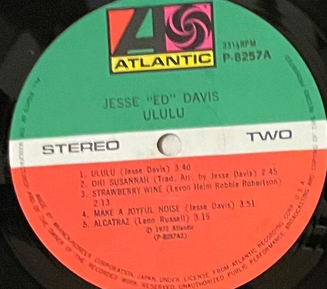 希少国内初盤LPレコード　　 ジェシ•デイヴィス　JESSE DAVIS 2枚