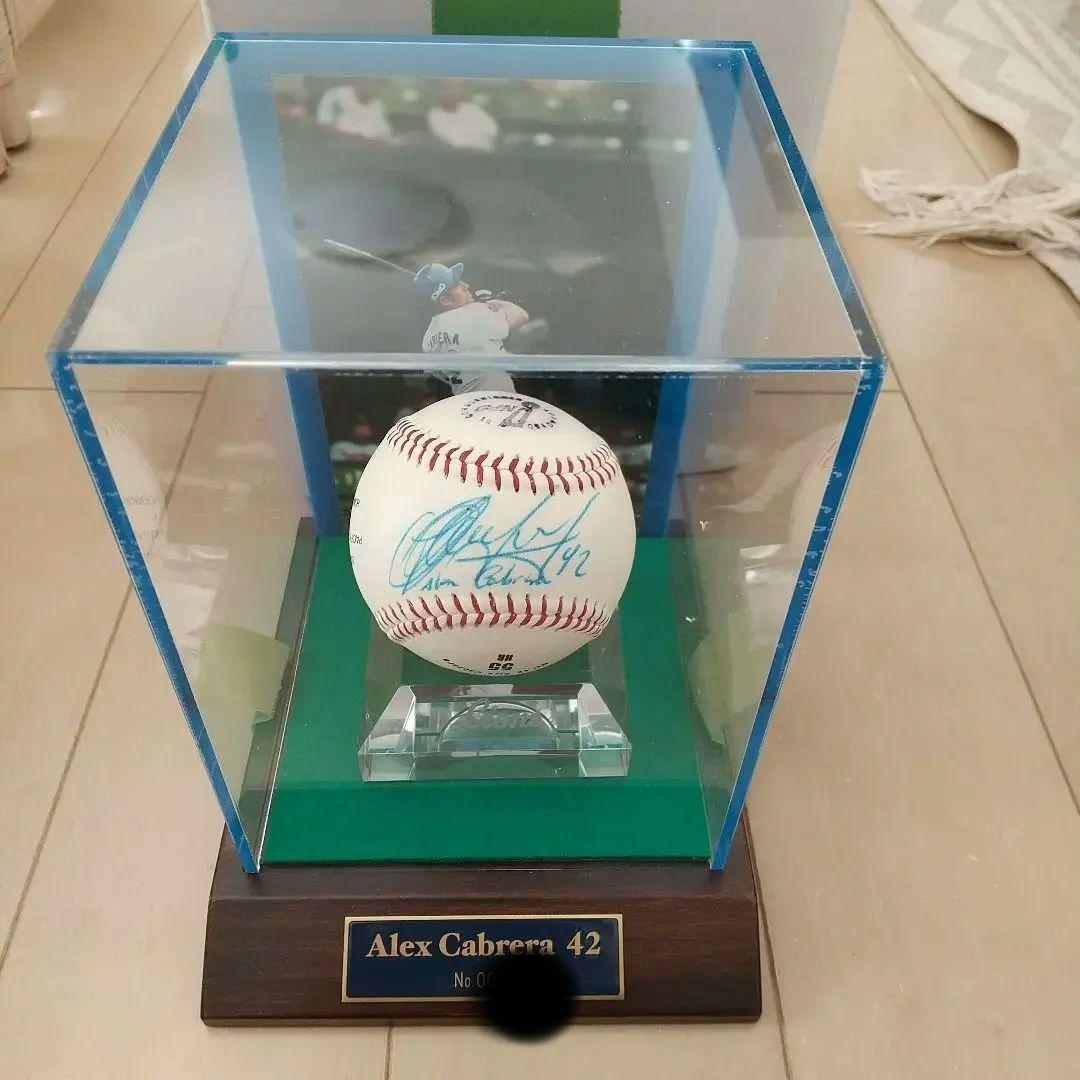 Alex Cabrera アレックス カブレラ 球団公式直筆サイン記念ボール42