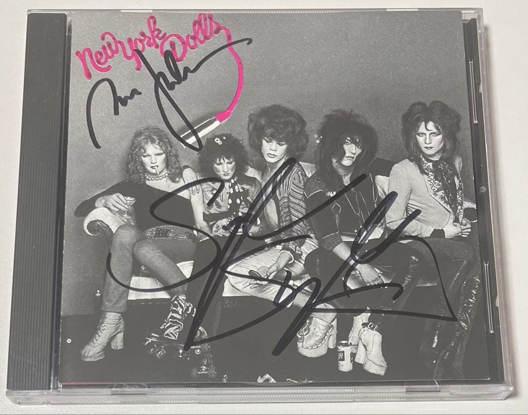 New York Dolls サイン入りCD