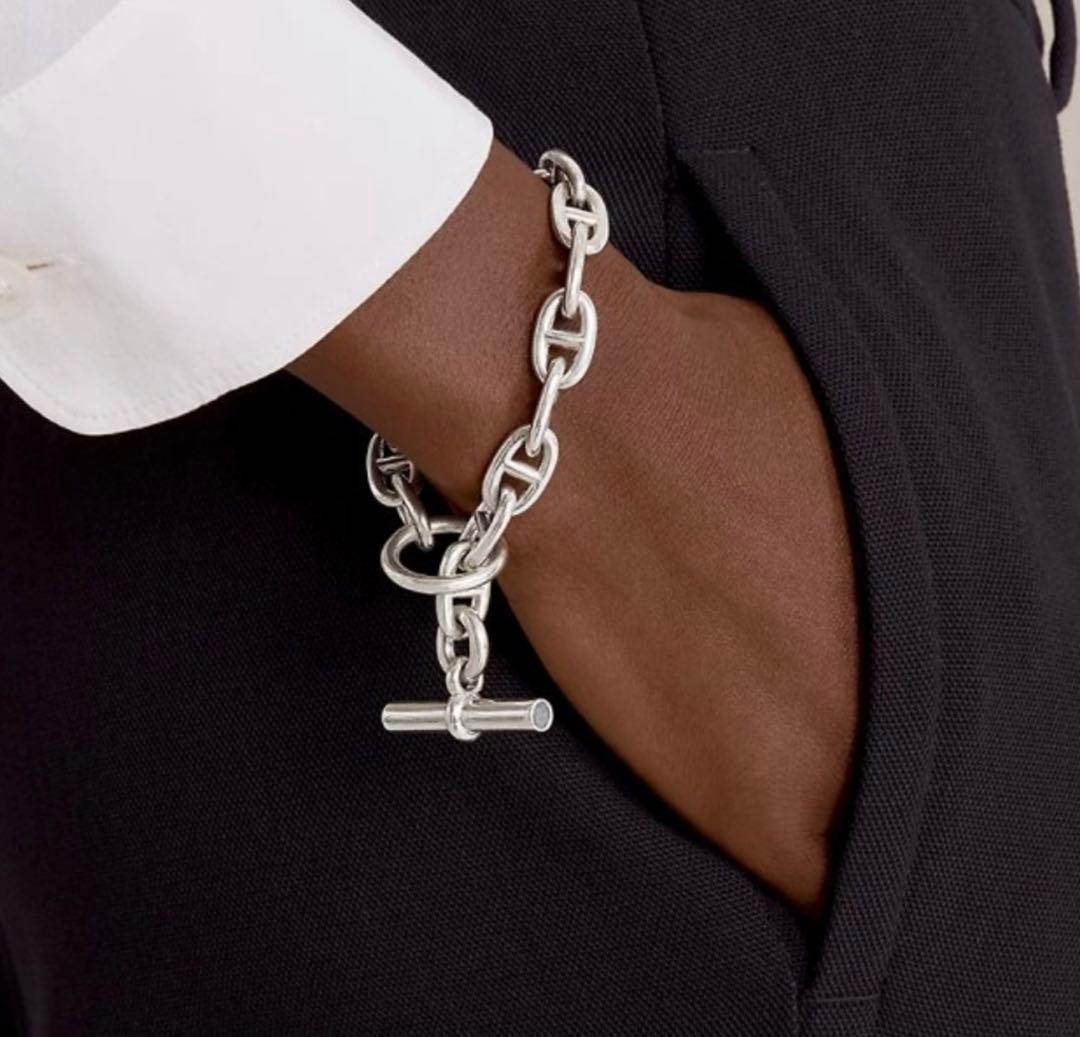 新品未開封◆TGM13◆エルメス シェーヌダンクル ブレスレット 人気サイズ