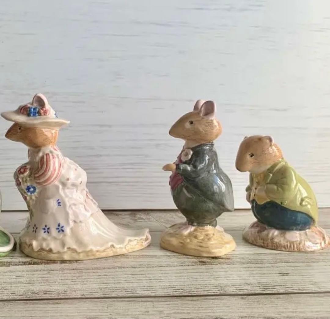 ブランブリーヘッジ ウェディングシーン フィギュリン 3体セット 置物