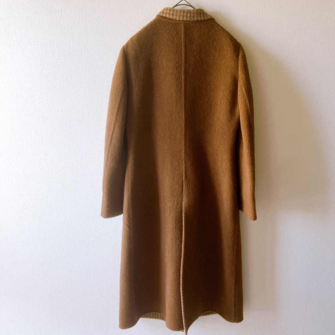 PIACENZA ピアチェンツァアルパカ　 Ａライン　ロングコート キャメル色