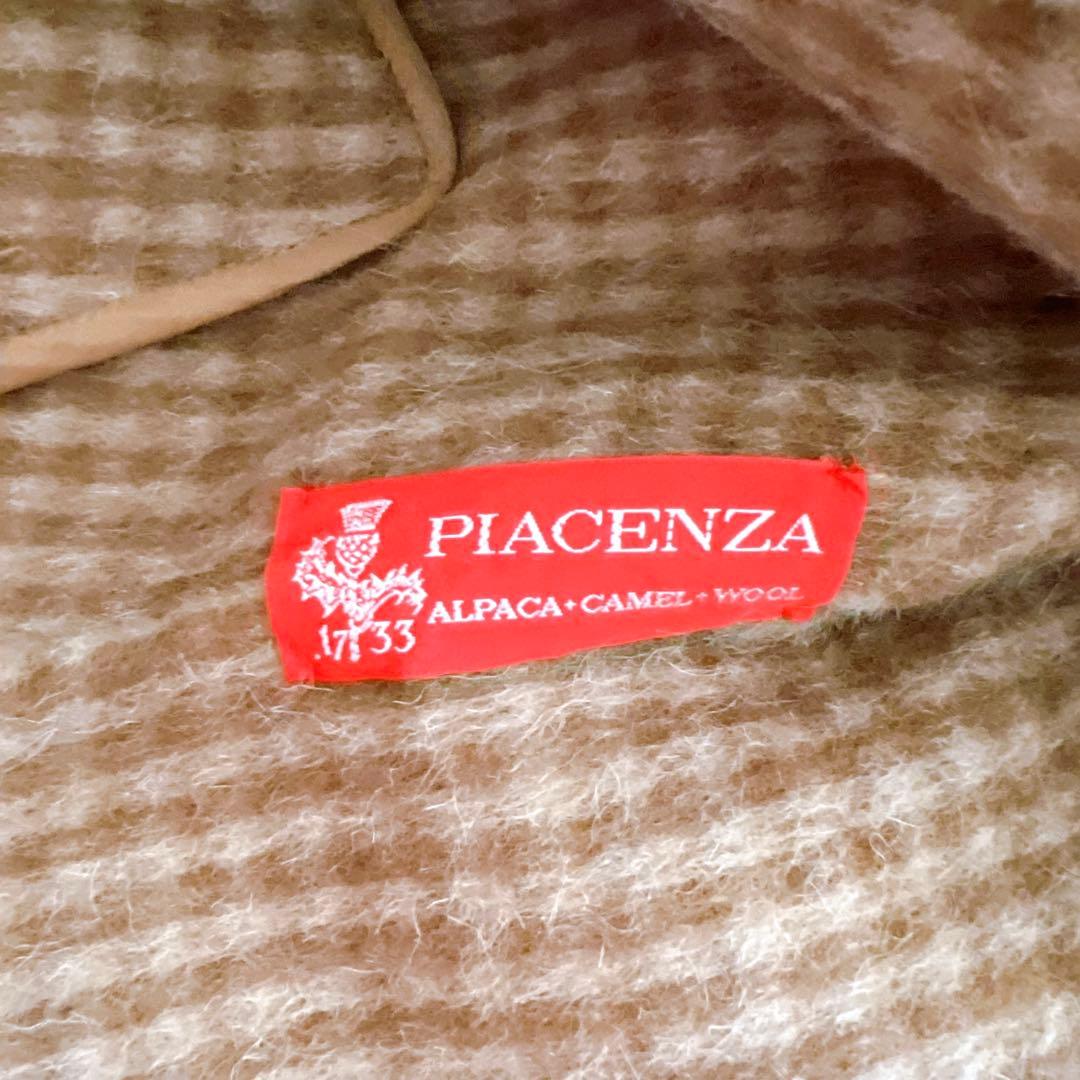 PIACENZA ピアチェンツァアルパカ　 Ａライン　ロングコート キャメル色