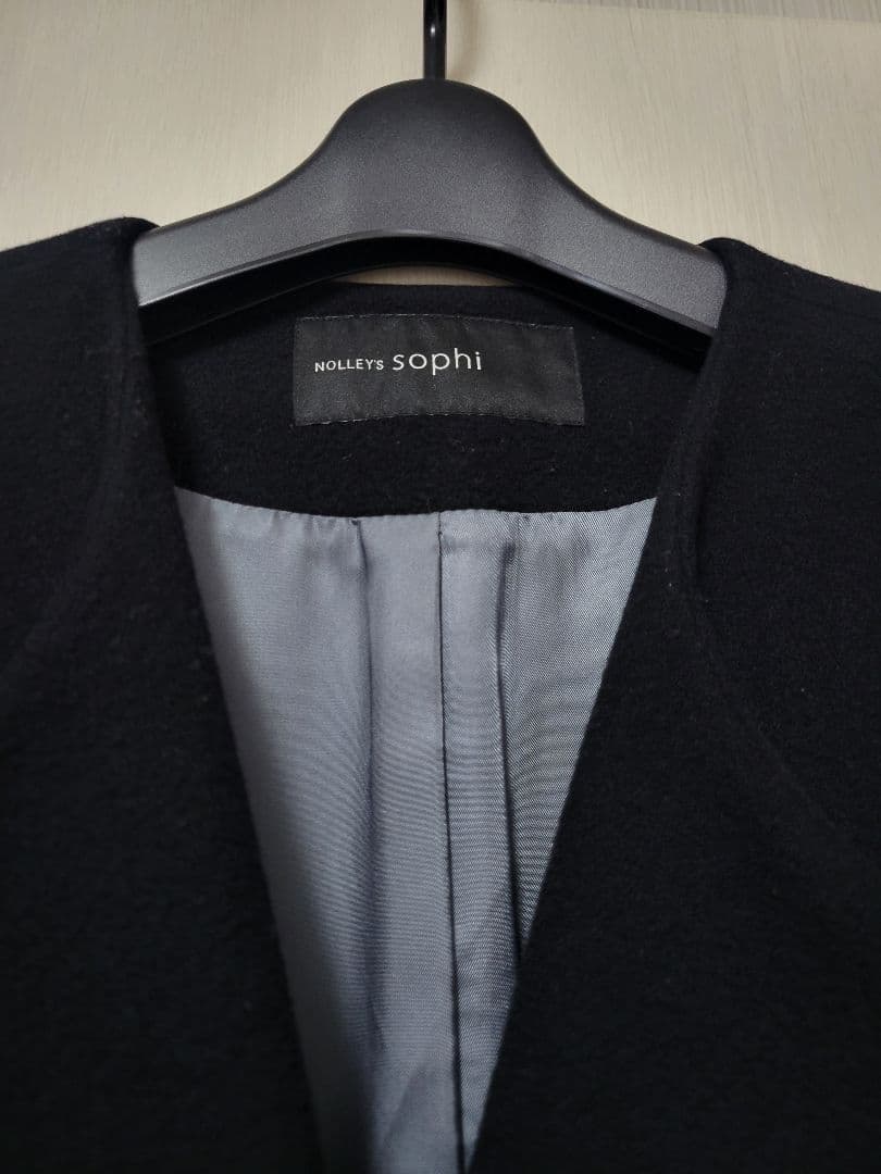 NOLLEY'Sロングコート黒