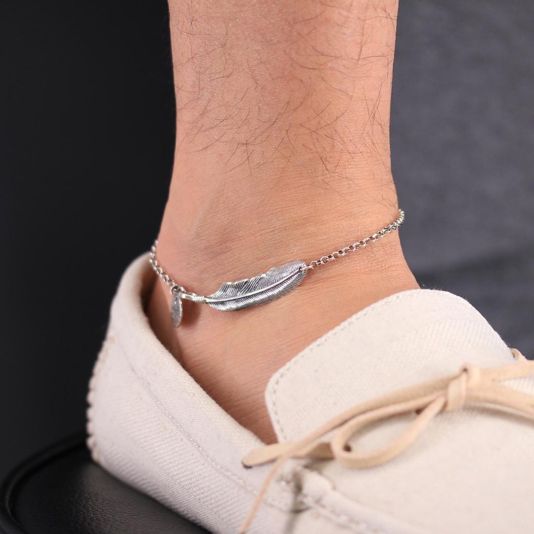 nero.317  シルバー アンクレット メンズ レディース セット