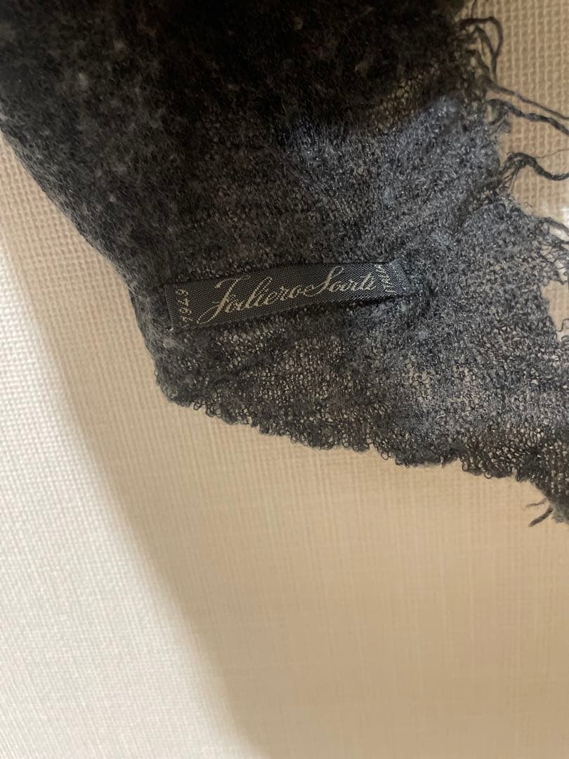 ファリエロサルティのストール　ダークグレー