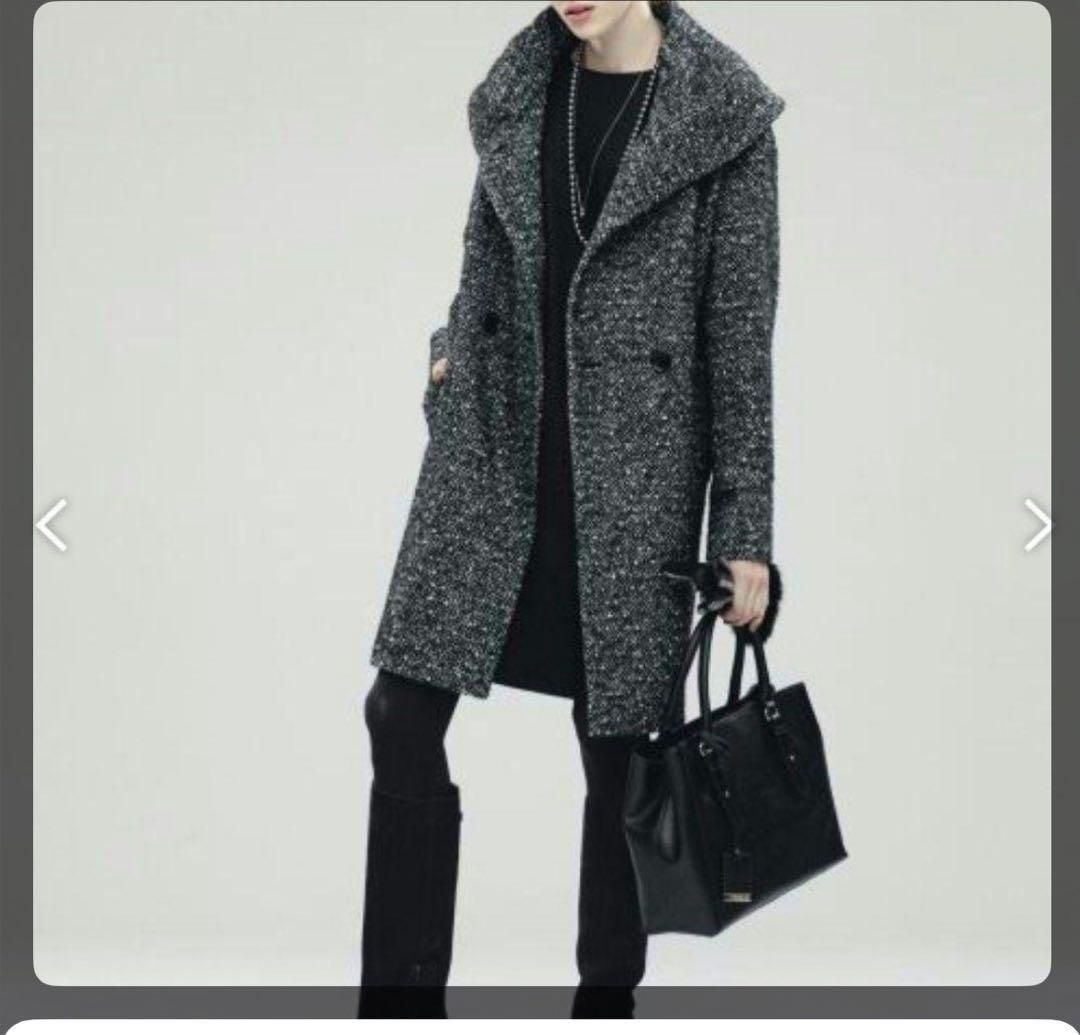 23区　オンワード　ツイードコート　コート