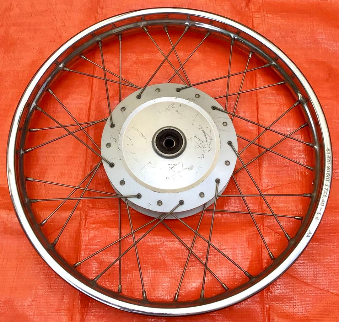 【デカドラム】スーパーカブ110 JA07 フロントホイール ・ブレーキパネル②