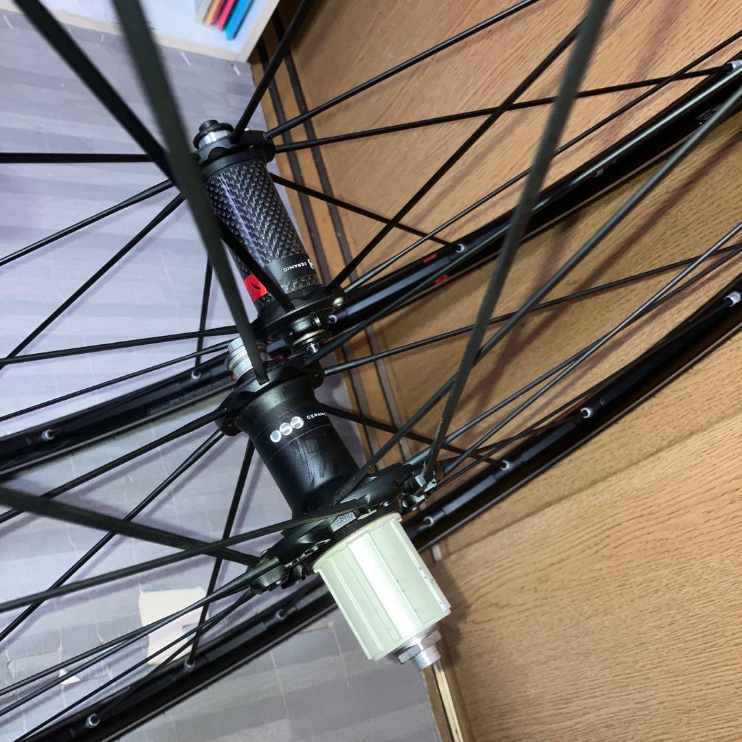 【売切最終価格】フルクラム レーシングゼロ 17c リムブレーキ仕様　タイヤ装着