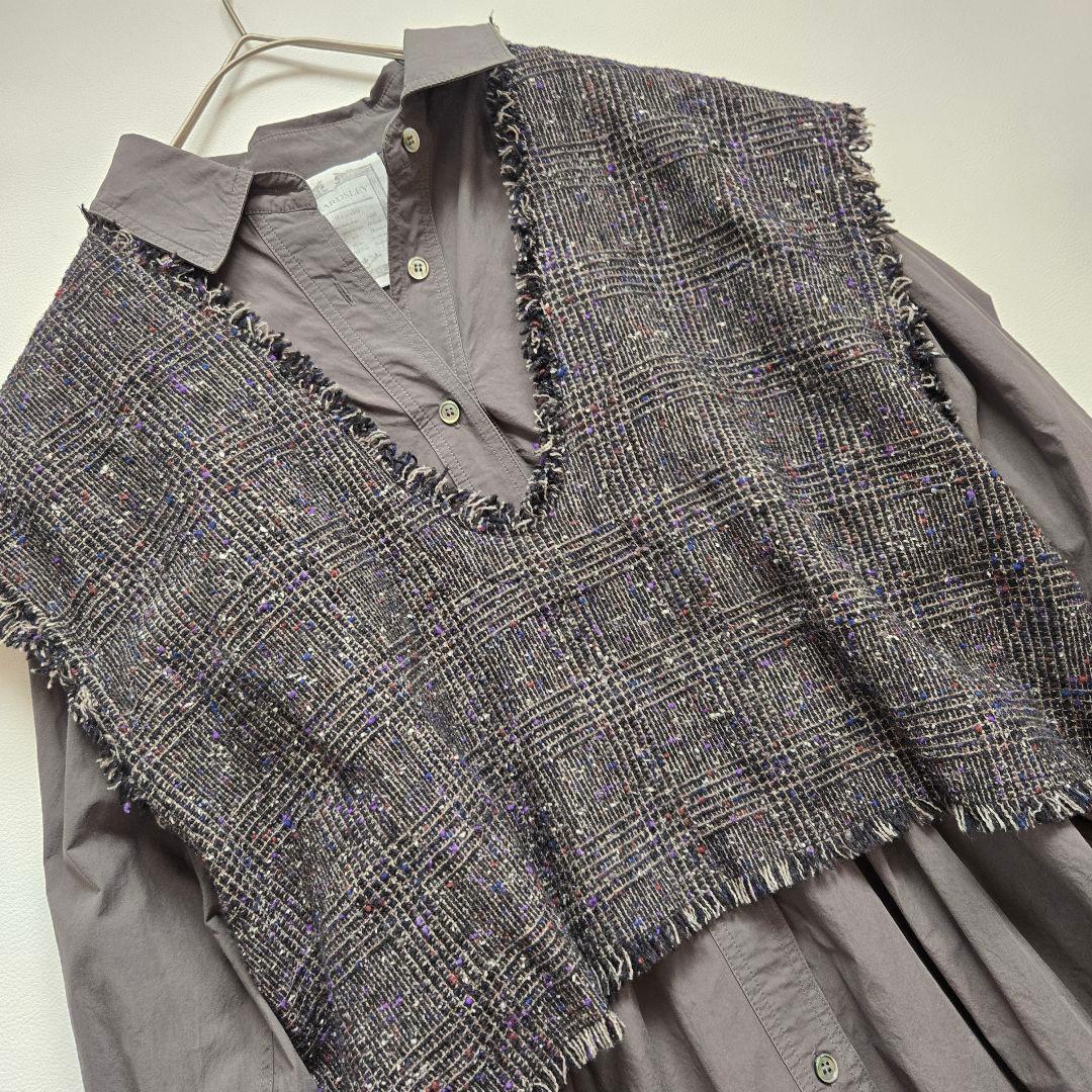 BEARDSLEY　ツイードジレセットシャツ