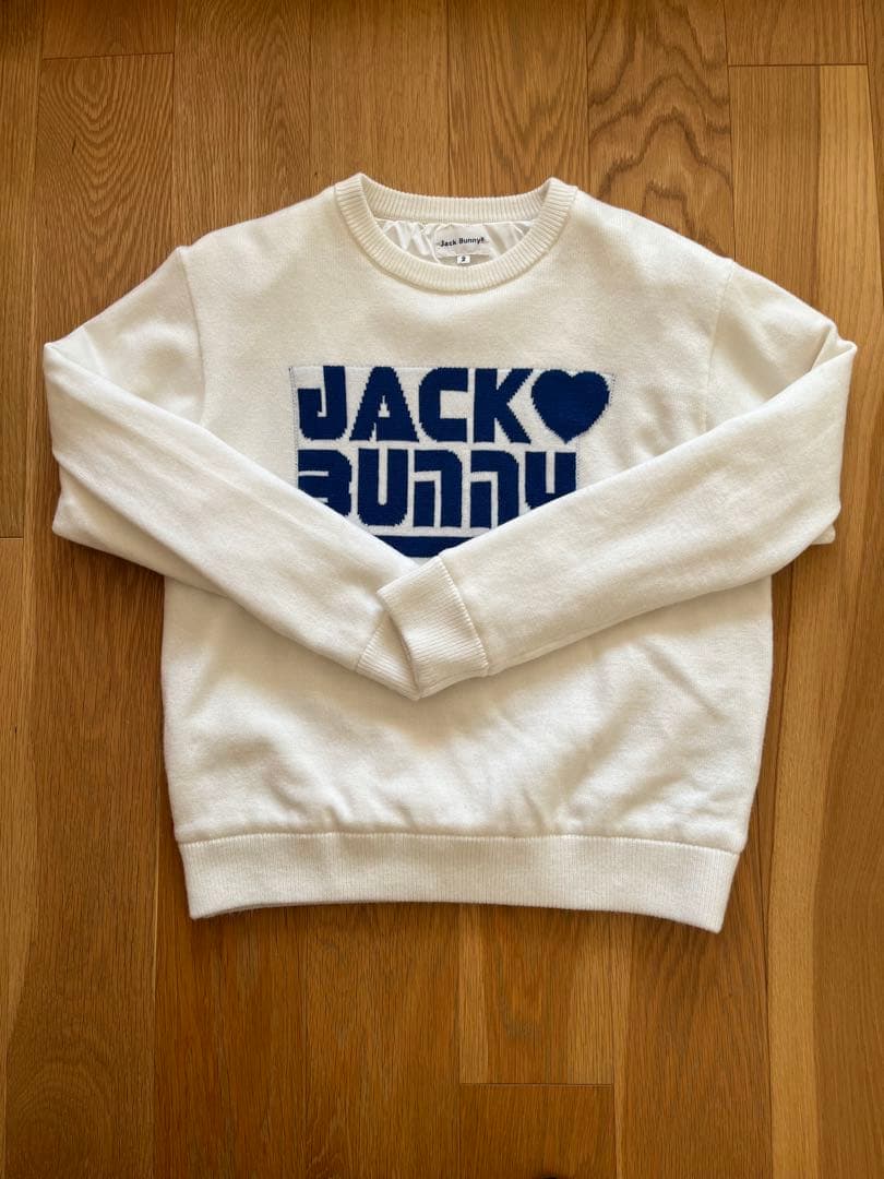 最終値下げ❣️Jack Bunny!! 防寒セーター 2 ホワイト
