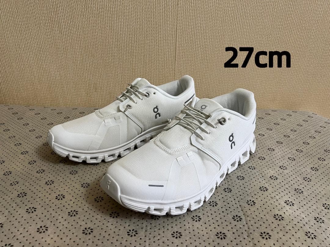 On Cloud 6 ホワイト スニーカー 27cm