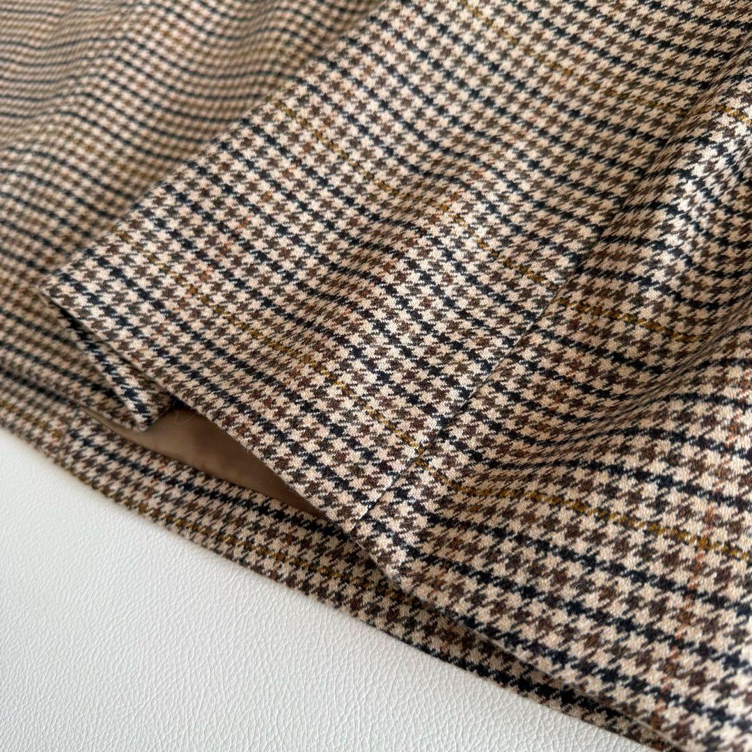 新品　マッキントッシュ　ニューハンビー　ロング　ブラウンチェック　8