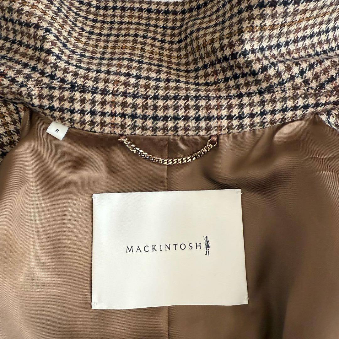 新品　マッキントッシュ　ニューハンビー　ロング　ブラウンチェック　8