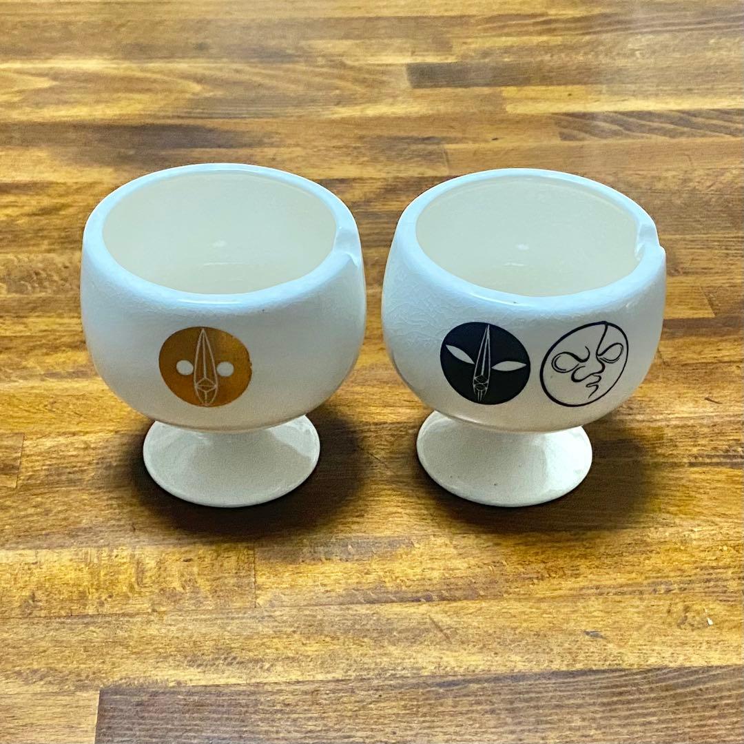 EXPO70灰皿2個セット 岡本太郎/太陽の塔/1970年/大阪万博