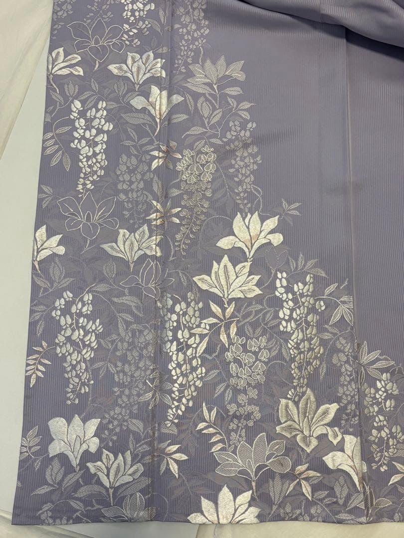 刺繍訪問着 山口美術織物　単衣仕立て未使用