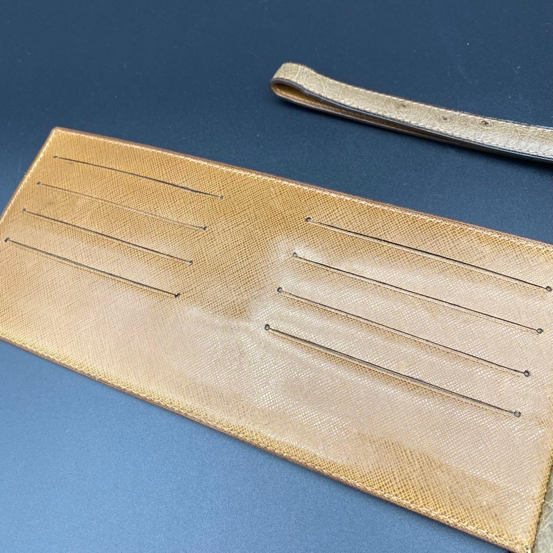 MORABITO モラビト　オーストリッチ ハンドバッグ　クラッチバッグ