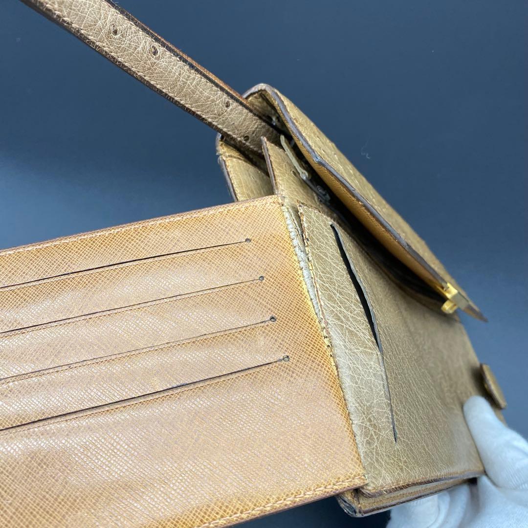 MORABITO モラビト　オーストリッチ ハンドバッグ　クラッチバッグ