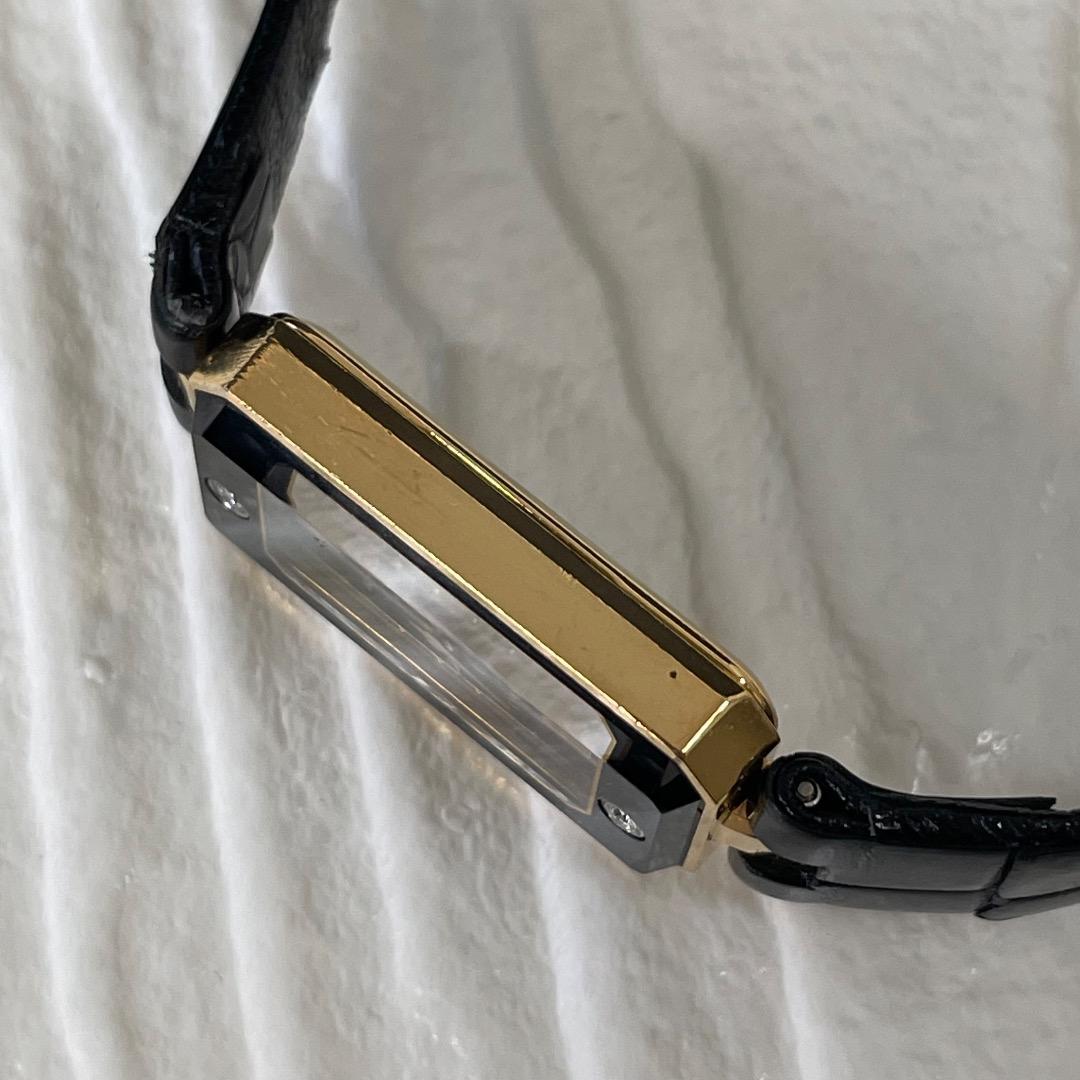 ✨稼働品・希少✨SEIKO エクセリーヌ 2E20 ブラック ダイヤ