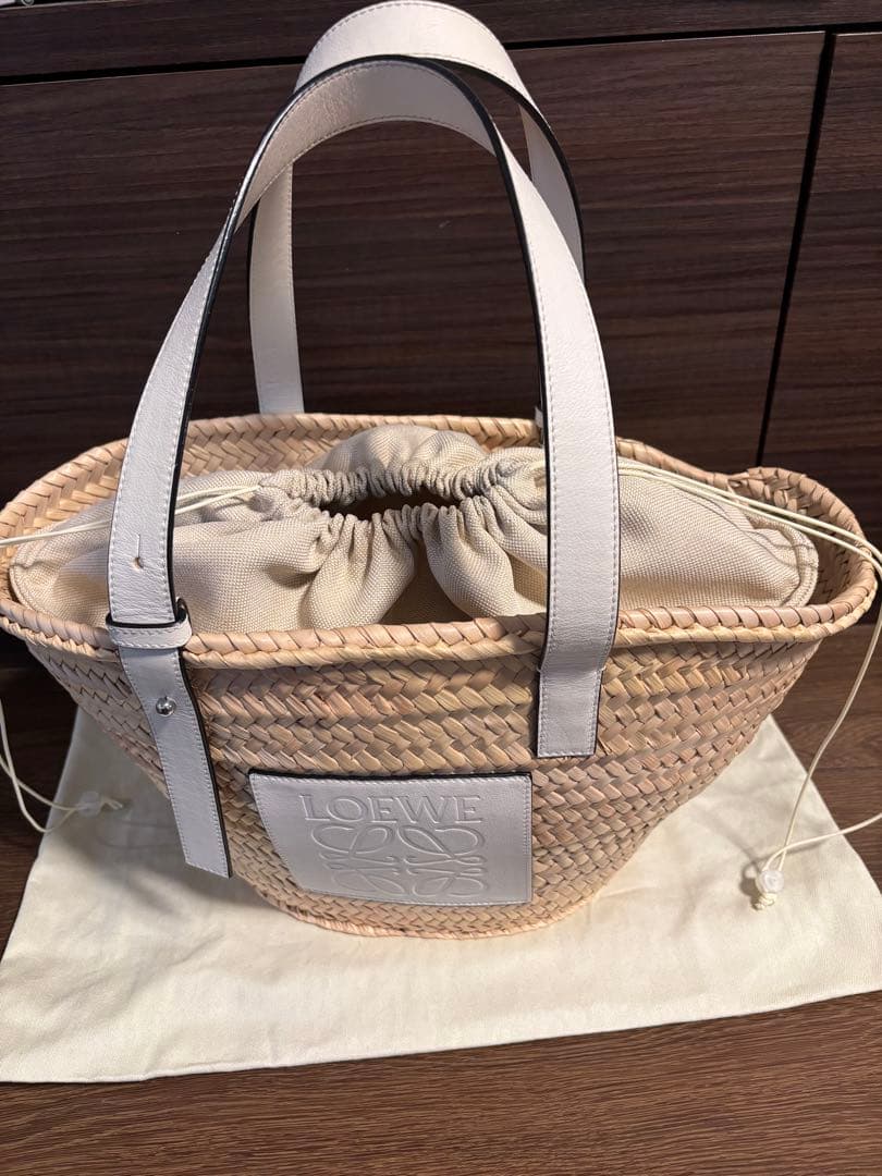 ＊美品＊ LOEWE ロエベ バスケットバッグ ミディアム カゴバッグ