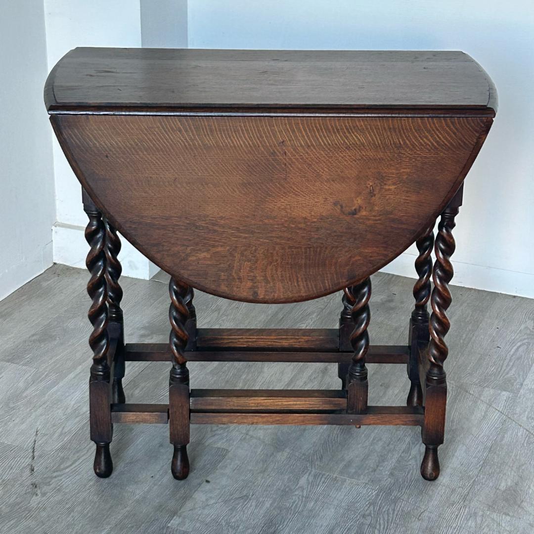 アンティーク 家具 ゲートレッグテーブル 1930年頃 イギリス 英国 382A