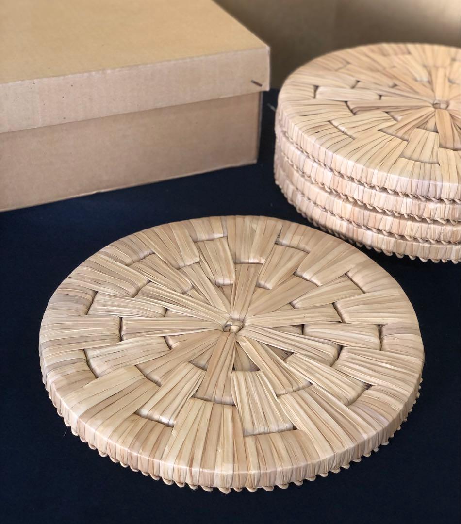 割引❗️《R》茶道具 露地円座5枚 座布団 円座 茶事 露地道具 260202く3