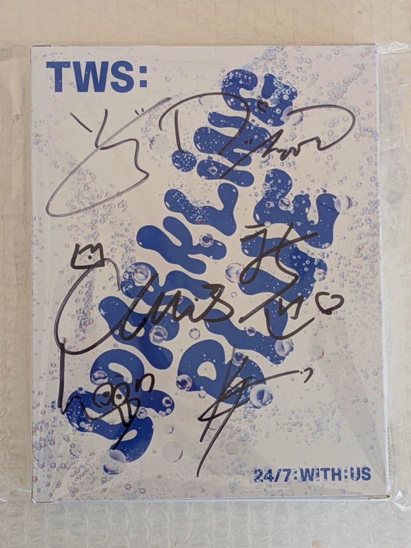 TWS sparkling blue MWAVE 全員 直筆サイン入り