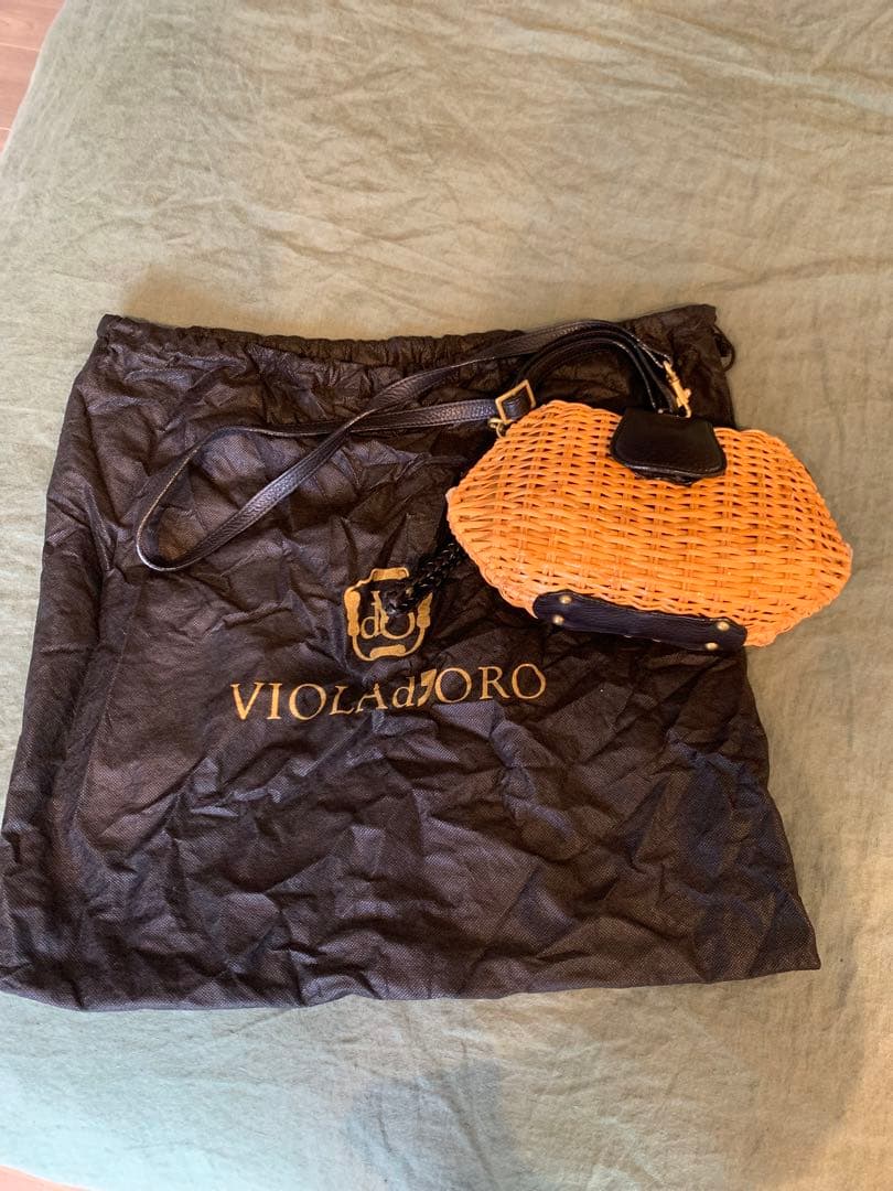 violad'oro かごバッグ新品同様