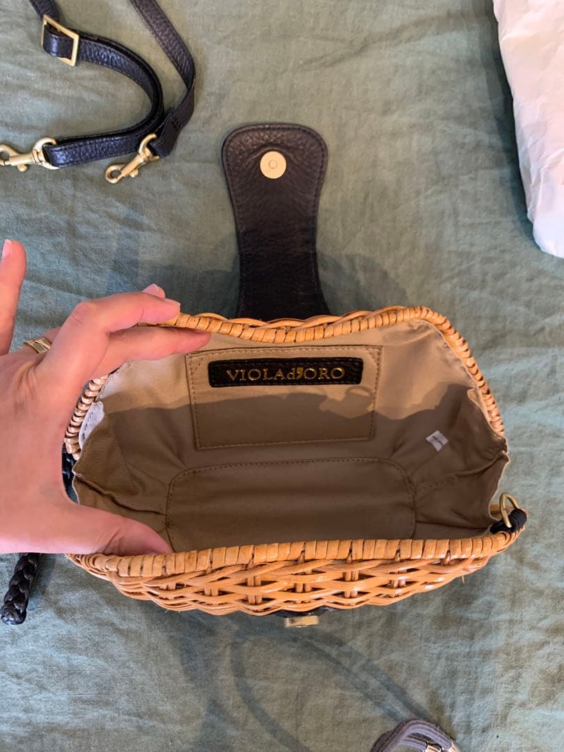 violad'oro かごバッグ新品同様