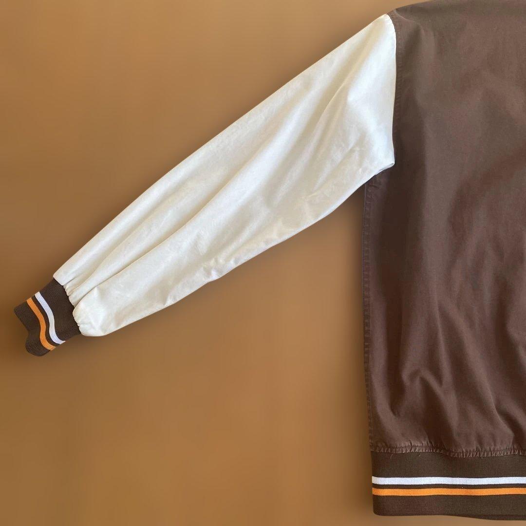 Supreme スタジャン Lサイズ ブラウン/ホワイト