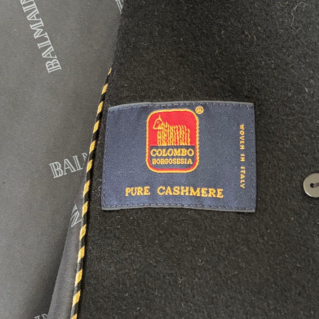 jasmine726シルク ピュアカシミヤBALMAIN ファー コート